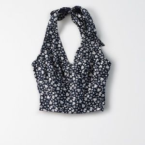NWT American Eagle Tie Back Halter Top